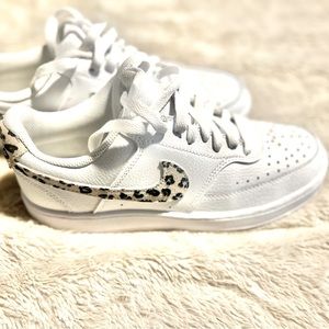 Cheetah Print Nike Swoosh sz 7.5